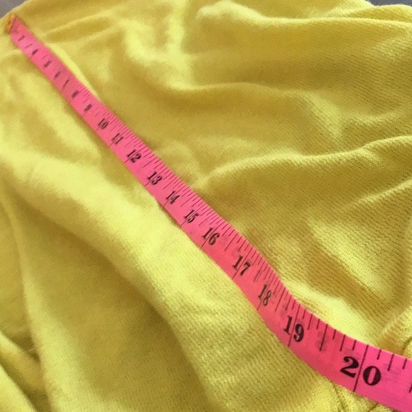 Nic&Zoe shrug/bolero. Citrus (lemon-lime) color. Medium - Picture 6 of 7
